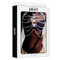Adalet Lingerie Bianca Brustharness aus Veganleder mit Kette, Bild 4