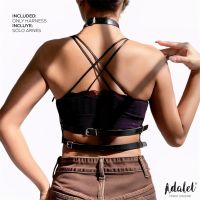 Adalet Lingerie Elva Brustharness aus Veganleder, One Size, Bild 3