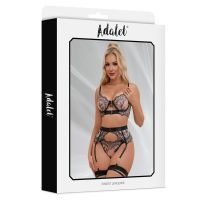 Adalet Lingerie Ximena 4-teiliges Set mit Strapsgürtel, Bild 3