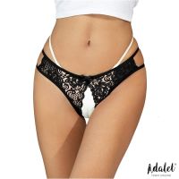Adalet Lingerie Hope offener Slip (Schwarz)