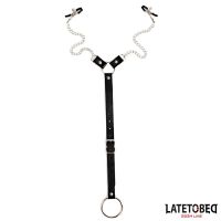LateToBed Nippelklemmen mit verstellbarem Band