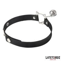 LateToBed Choker mit Katzenmützen-Reifen und Glocke, Bild 3