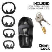 Domlock Guard Keuschheitskäfig mit Innenschloss Größe S, Bild 3