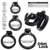Domlock Bars Keuschheitskäfig mit Innenschloss, Bild 5