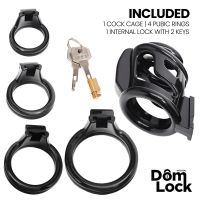 Domlock Bars Keuschheitskäfig mit Innenschloss, Bild 4