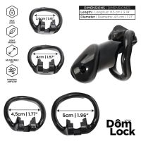 Domlock Guard Keuschheitskäfig mit Innenschloss Größe M, Bild 5