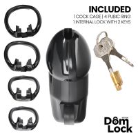 Domlock Guard Keuschheitskäfig mit Innenschloss Größe M, Bild 3