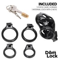 Domlock Parole Keuschheitskäfig mit Innenschloss, Bild 5