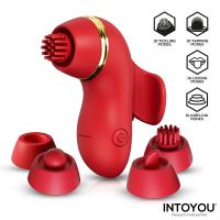 IntoYou Beeny Stimulator mit 4 Aufsätzen, Saugen und Klopfen, Bild 4