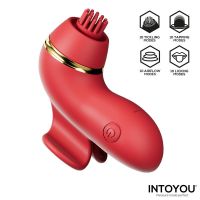 IntoYou Beeny Stimulator mit 4 Aufsätzen, Saugen und Klopfen, Bild 6