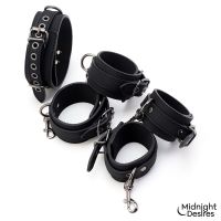 Midnight Desires Bondage-Set mit Halsband und Fesseln, Bild 4