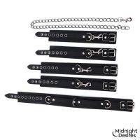 Midnight Desires Bondage-Set mit Halsband und Fesseln, Bild 6