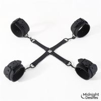 Midnight Desires Hogtie mit Querstange, Hand- und Fußfesseln