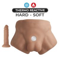 SilexD Apollo S Halbtorso Flüssigsilikon Karamell 7", Bild 2