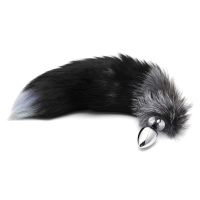 Alive Buttplug mit schwarz-weißem Fuchsschwanz M, Bild 2