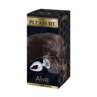 Alive Buttplug mit schwarz-weißem Fuchsschwanz M, Bild 3