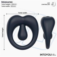 IntoYou Kenny Penisring mit Klitoris-Stimulator (Nachtblau), Bild 2