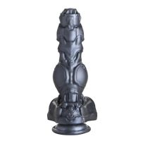 Creature Cocks Cyborg Cock stoßender und vibrierender Metall-Dildo, Bild 5