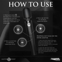 Master Series Thunderstick Pro Wand-Massagestab, Bild 16