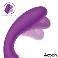 Action Two Lovers 3-in-1 Finger- und Air-Pulse-Vibrator, Bild 3