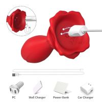 Urban Sky vibrierender Buttplug mit Rosenbasis, Bild 10