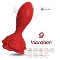 Urban Sky vibrierender Buttplug mit Rosenbasis, Bild 4