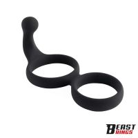Beast Rings Doppel-Penisring massives Silikon 50/40 mm, Bild 5