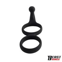 Beast Rings Doppel-Penisring massives Silikon 50/40 mm, Bild 6