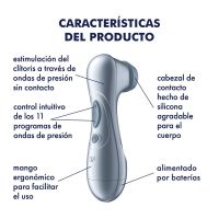 Satisfyer Pro 2 Gen 2 Klitoris-Sauger mit Batterie (Eisblau), Bild 5