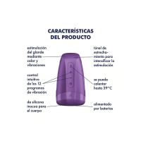 Satisfyer Men Heat Vibrator mit Batterie (Dunkelbeere), Bild 5
