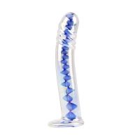 Chisa Anal Swirl Glasdildo mit Spirale 6,7", Bild 3