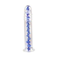 Chisa Anal Swirl Glasdildo mit Spirale 6,7", Bild 4