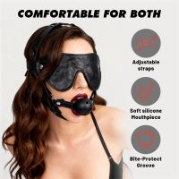 Chisa Kopf-Harness mit Knebel und Augenbinde, Bild 5