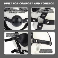 Chisa Kopf-Harness mit Knebel und Augenbinde, Bild 6