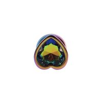 Chisa Rainbow Heart Analplug Größe M