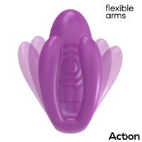 Action Twinx vibrierender und klopfender Paarvibrator mit Fernbedienung, Bild 5