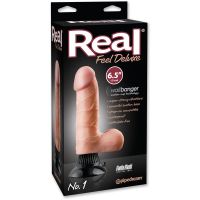 Real Feel Deluxe realistischer Vibrator Nr. 1 16,5 cm hautfarben, Bild 2