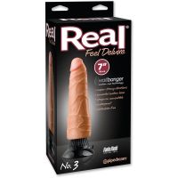 Real Feel Deluxe realistischer Vibrator Nr. 3 17,8 cm hautfarben, Bild 2