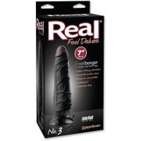 Real Feel Deluxe realistischer Vibrator Nr. 3 17,8 cm (Schwarz), Bild 2