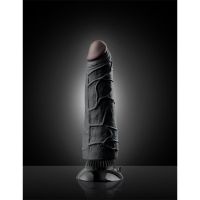 Real Feel Deluxe realistischer Vibrator Nr. 3 17,8 cm (Schwarz)
