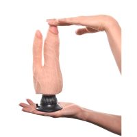 Real Feel Deluxe doppelter realistischer Vibrator Nr. 8 19 cm hautfarben, Bild 6