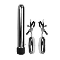 Baile Vibro-Bullet mit Nippelklemmen