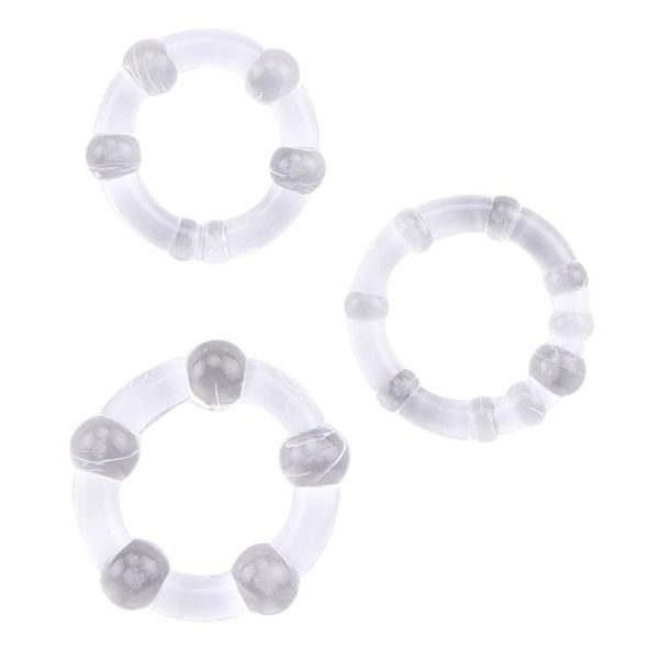 Chisa Perlen-Penisringe - Transparent