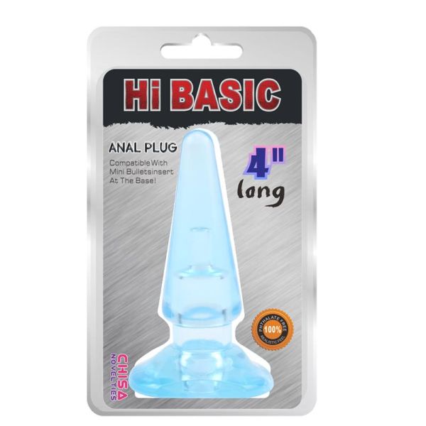 Chisa SASSY Analplug Blau 10,4 x 3,2cm