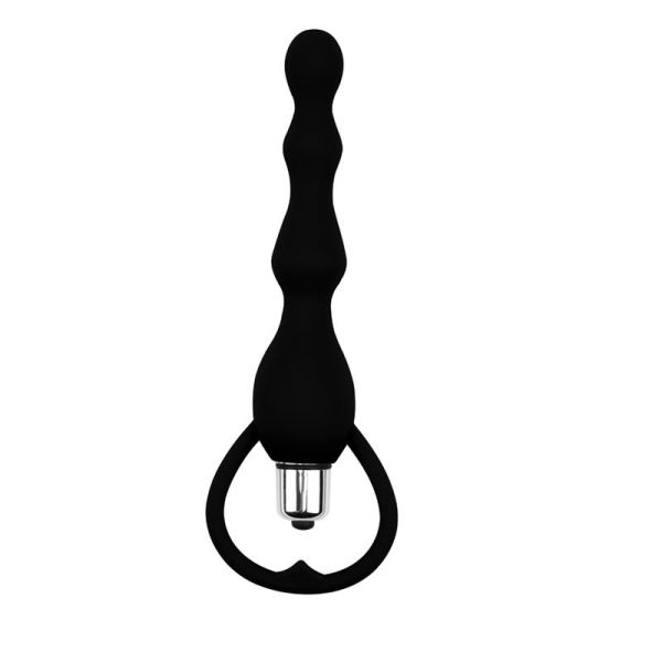 Chisa Anal-Kettenschwanz Power aus Silikon (Schwarz)