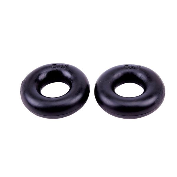 Chisa Donut Rings Übergröße (Schwarz)