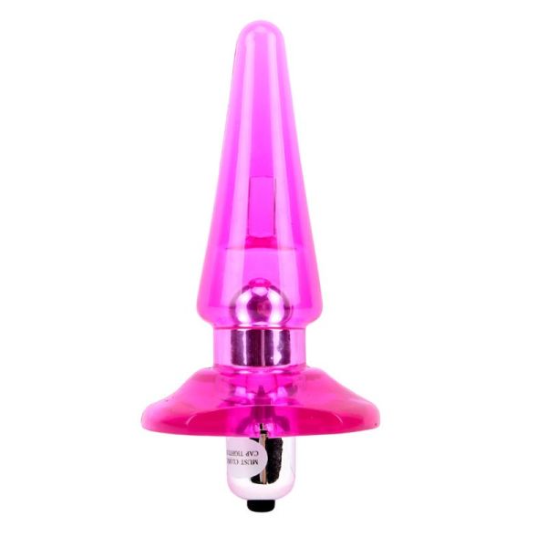 Chisa Nicoles vibrierender Analplug 2,5 x 3,2 cm (Rosa)