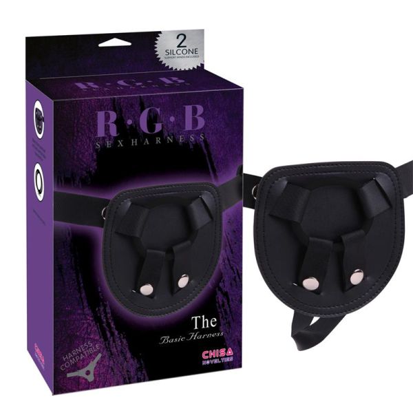 Chisa The Basic Harness aus Silikon (Schwarz)