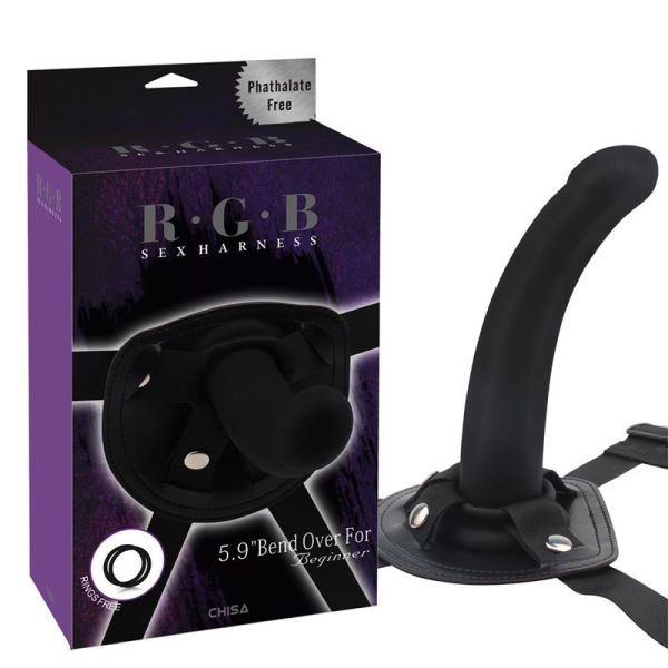 Chisa Bend Over Harness für Einsteiger aus Silikon