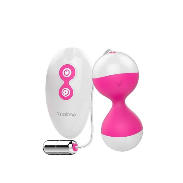 Nalone Miu Miu Vibro-Ei und Kegelkugeln (Fuchsia)